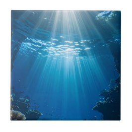 Zonovergoten Coral Reef Tegel Decor Tegeltje