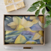 Zonovergoten Daffodils Waterverf Tissuepapier (Geschenk)