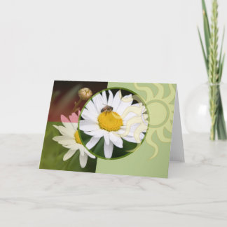 Zonovergoten Daisy en Bee Kaart