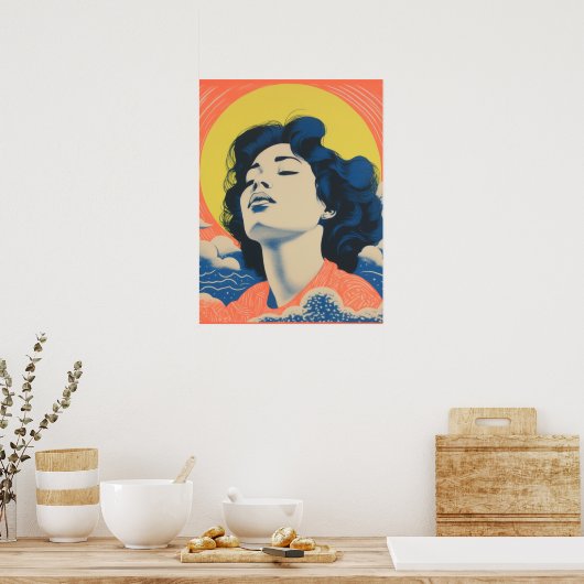 Zonovergoten dromen poster (Keuken)