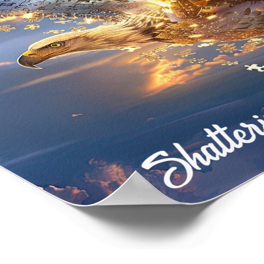 Zonovergoten Eagle Puzzel Poster (Hoek)