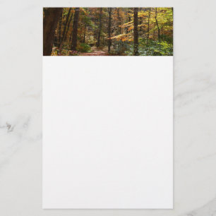 Zonovergoten Fall Trail in Laurel Hill State Park Briefpapier