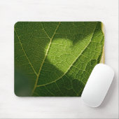Zonovergoten Hart Blad Muismat (Met muis)