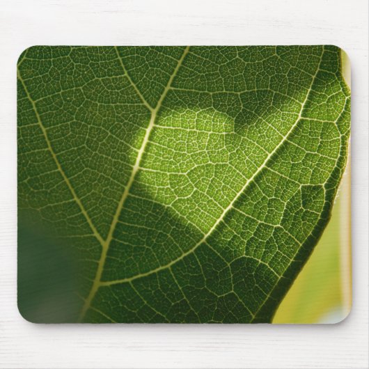 Zonovergoten Hart Blad Muismat (Voorkant)