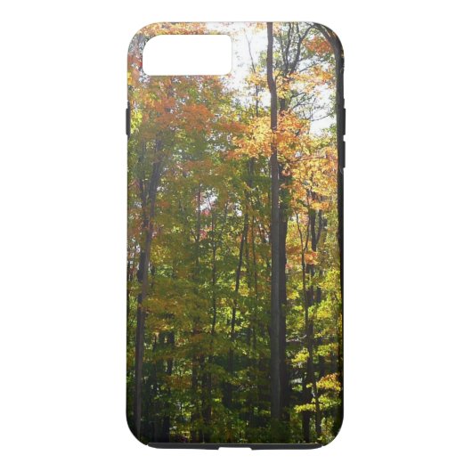 Zonovergoten herfstbos herfstlandschap Case-Mate iPhone case (Achterkant)