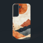 Zonovergoten herfsthelling telefoonhoesje samsung galaxy hoesje<br><div class="desc">Een schitterende herfstzon hangt boven glooiende heuvels en goudgele bladeren,  die de essentie van een frisse herfst inkapselen.</div>