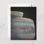 Zonovergoten Indiaas aardewerk Briefkaart (Voorkant / Achterkant)