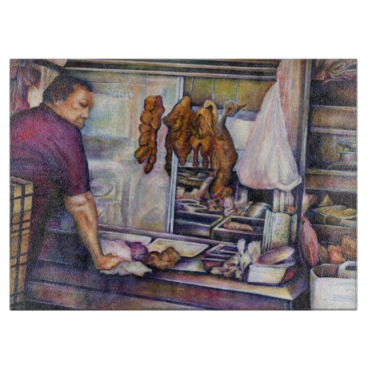 Zonovergoten Kip, Singapore Snijplank (Voorkant)