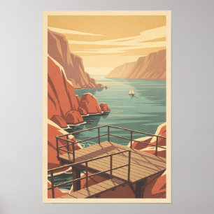 Zonovergoten Koraalkrans Observatieplatform Poster