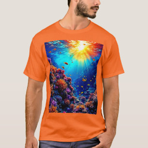 Zonovergoten koraalrif Wonderland T-shirt