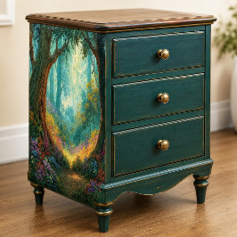 Zonovergoten Kromme Schors Nevelig Turquoise Woud Tissuepapier