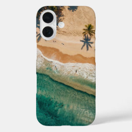 zonovergoten kust iPhone 16 hoesje