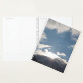 Zonovergoten luchtplanner, wolken en zon planner (Display)