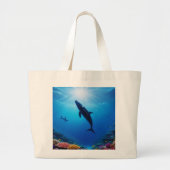 Zonovergoten Majesteit  Grote Tote Bag (Voorkant)