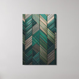 Zonovergoten Majestueus Berg- en Nevel Landschap Canvas Afdruk