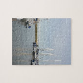 Zonovergoten masten legpuzzel (Horizontaal)
