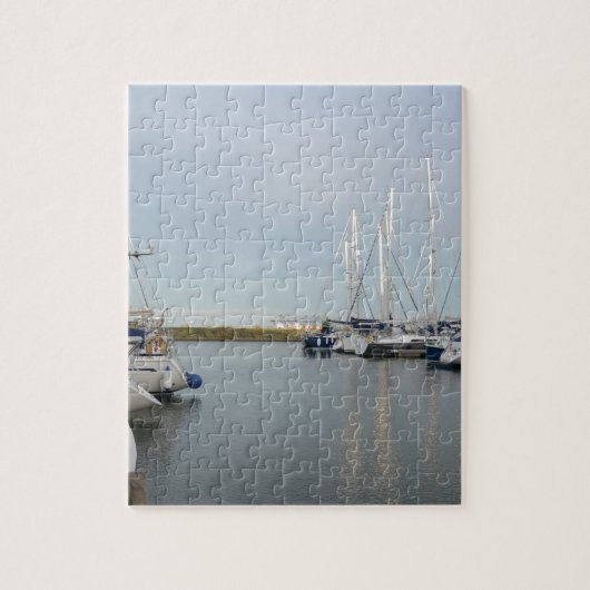 Zonovergoten masten legpuzzel (Verticaal)