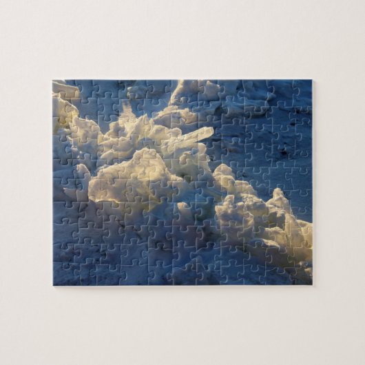 Zonovergoten meerijs legpuzzel (Horizontaal)