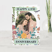 Zonovergoten Momenten, 12 Jaar van Groeiende Liefd Kaart (Voorkant)