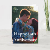 Zonovergoten Momenten, 19 Jaar Groeiende Liefde Kaart (Voorkant)