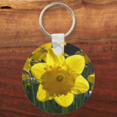 Zonovergoten narcis sleutelhanger (Voorkant)