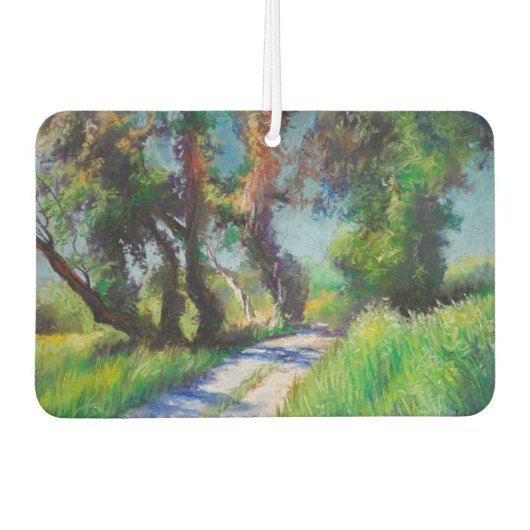 Zonovergoten Olijfgaard Pastel Landschap Luchtverfrisser (Voorkant)