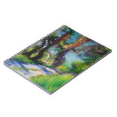 Zonovergoten Olijfgaard Pastel Landschap Notitieboek (Linkerzijde)