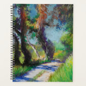 Zonovergoten Olijfgaard Pastel Landschap Planner (Voorkant)