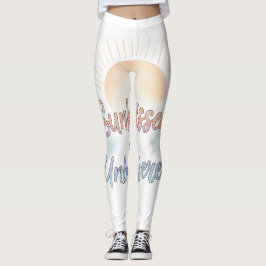 Zonovergoten Onbezorgde Esthetiek Leggings