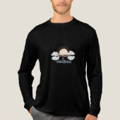Zonovergoten Onbezorgde Esthetiek Tri-Blend Shirt (Voorkant volledig)