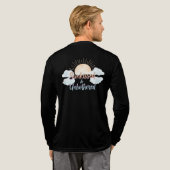 Zonovergoten Onbezorgde Esthetiek Tri-Blend Shirt (Achterkant)