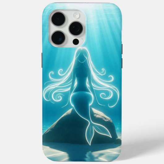 Zonovergoten, onderwater zeemeermin Case-Mate iPhone case (Achterkant)