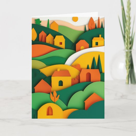 Zonovergoten Papierdorp Kaart (Voorkant)