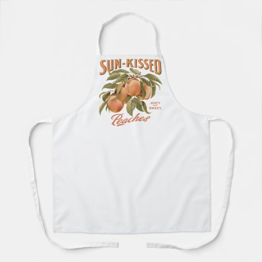 zonovergoten perziken schort (Voorkant)