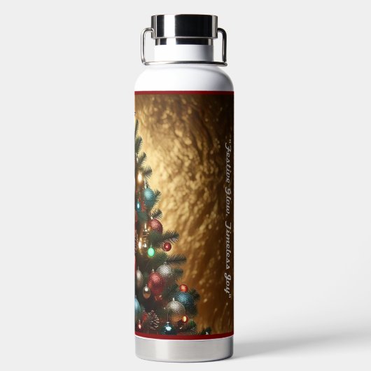 "Zonovergoten pracht" Waterfles (Achterkant)