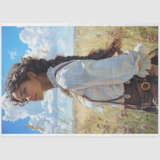 Zonovergoten Prairie Dreamer Decoupage Tissuepapier (Voorkant)