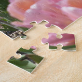 Zonovergoten Roze Tulpen Legpuzzel (Zijkant)