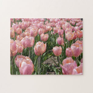 Zonovergoten Roze Tulpen Legpuzzel