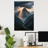 Zonovergoten Rug Poster (Thuiskantoor)
