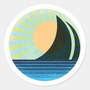 Zonovergoten Sail Sticker Geel