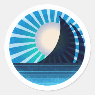 Zonovergoten Sail Sticker Midnight