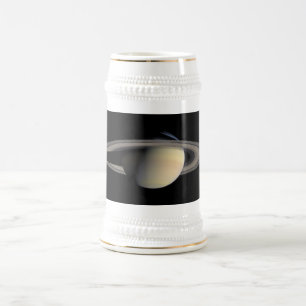 Zonovergoten Saturnus Gas Giant Planet van Cassini Bierpul