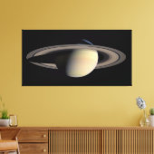 Zonovergoten Saturnus Gas Giant Planet van Cassini Canvas Afdruk (Insitu (Woonkamer))
