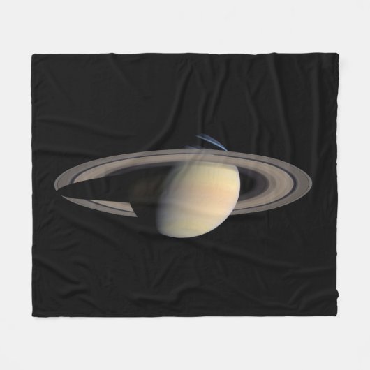 Zonovergoten Saturnus Gas Giant Planet van Cassini Fleece Deken (Voorkant (Horizontaal))