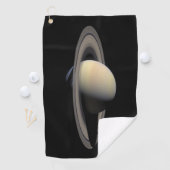 Zonovergoten Saturnus Gas Giant Planet van Cassini Golfhanddoek (Insitu)