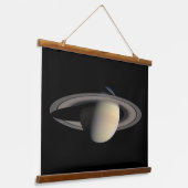 Zonovergoten Saturnus Gas Giant Planet van Cassini Hangend Wandkleed (Gebogen)