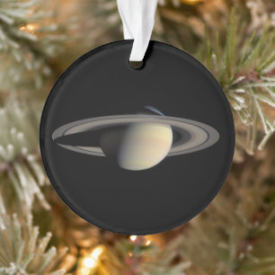 Zonovergoten Saturnus Gas Giant Planet van Cassini Ornament