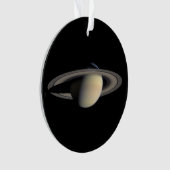 Zonovergoten Saturnus Gas Giant Planet van Cassini Ornament (voorkant)