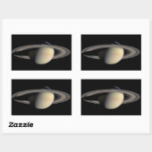 Zonovergoten Saturnus Gas Giant Planet van Cassini Rechthoekige Sticker (Vel)
