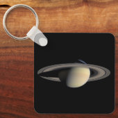 Zonovergoten Saturnus Gas Giant Planet van Cassini Sleutelhanger (Voorkant)